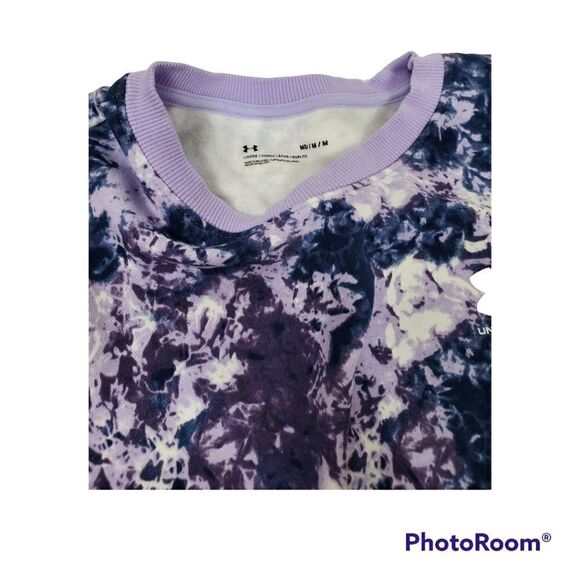 Under Armour Rival Fleece Tie Dye Crewneck Sweatshirt - Picture 5 of 11